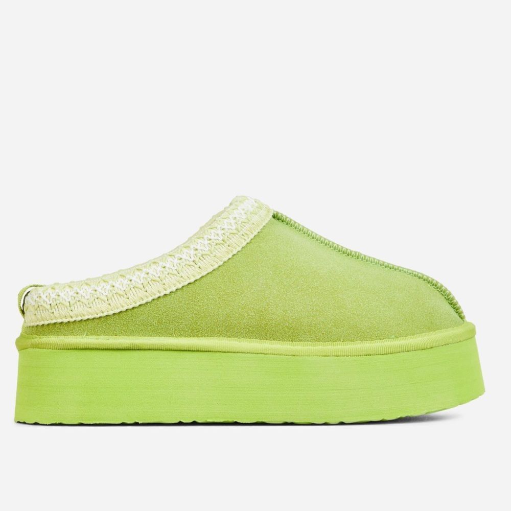 Lime Green Tazz Looking Slip On Ego Brand
